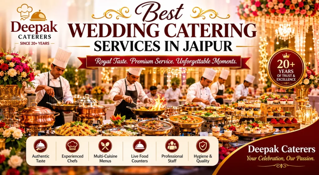 Best Wedding Catering Services in Jaipur for Royal Weddings & Luxury Events