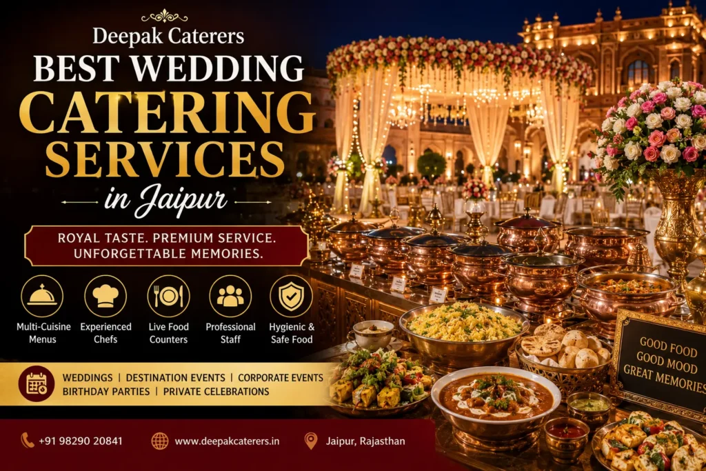 Best Wedding Catering Services in Jaipur for Royal Weddings & Luxury Events